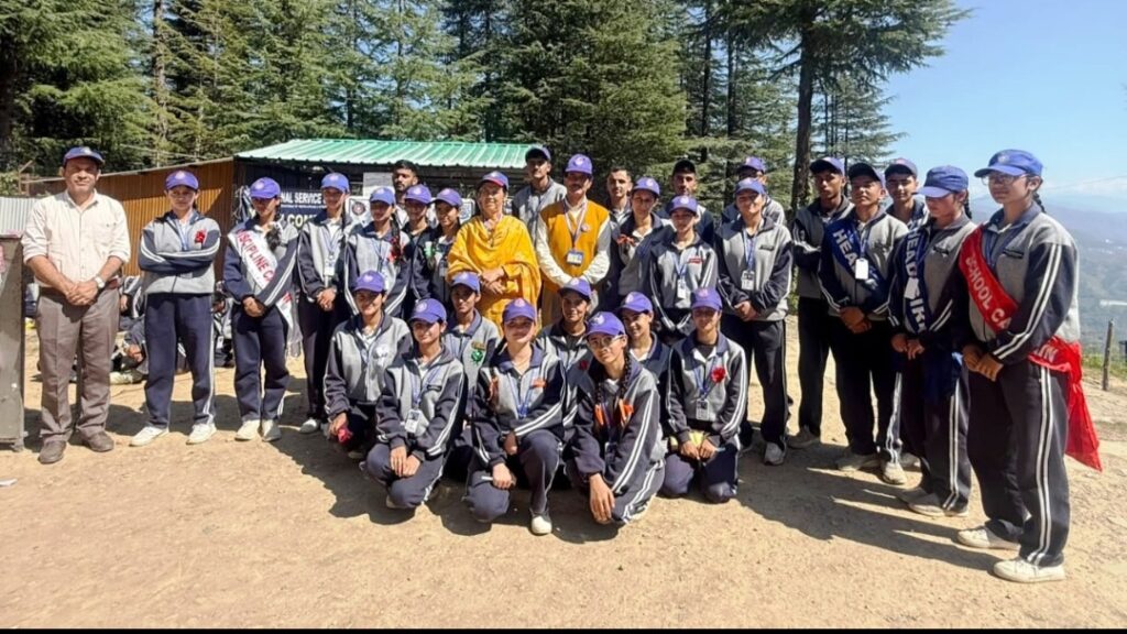 Cleanliness drive conducted at Chiyog School on NSS Day HIMACHAL HEADLINES