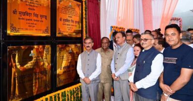 Sukhu dedicates six development projects worth Rs. 237.23 crore in Pachhad HIMACHAL HEADLINES