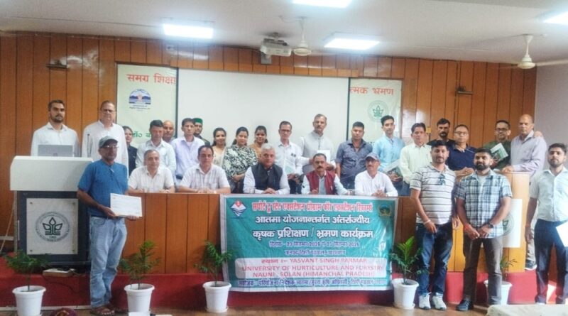 Programme on Horticulture and Natural Farming for Uttarakhand Farmers HIMACHAL HEADLINES