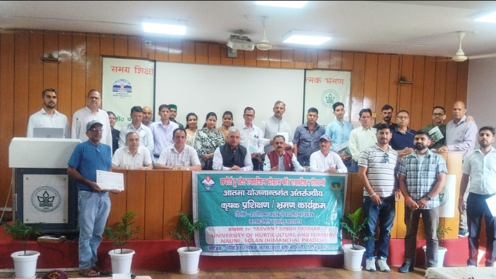 Programme on Horticulture and Natural Farming for Uttarakhand Farmers HIMACHAL HEADLINES