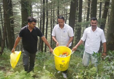 First Armed Corps Junga launched a cleanliness drive at the tourist spot Chail