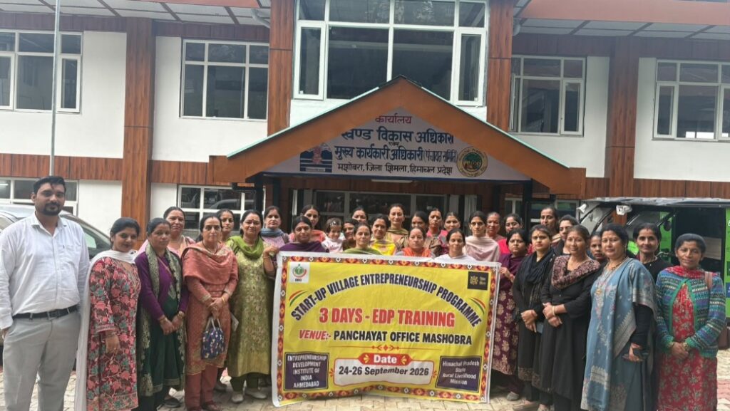 30 women learn entrepreneurship skills in Mashobra HIMACHAL HEADLINES