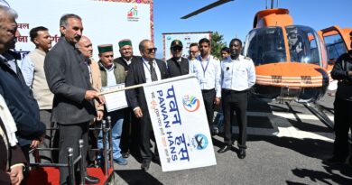 Sukhu launches Helicopter Service from Sanjauli to Rampur HIMACHAL HEADLINES