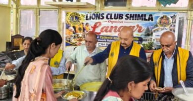 Lions Club Shimla Brings Food and Hope to Kamla Nehru Hospital HIMACHAL HEADLINES