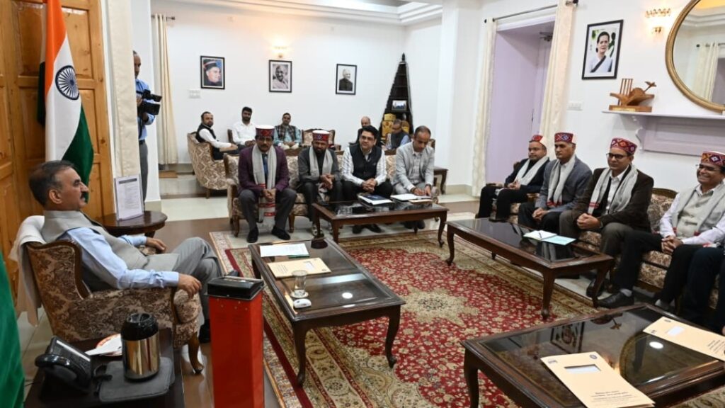 Inter-Ministerial Central Team meets CM Sukhu HIMACHAL HEADLINES