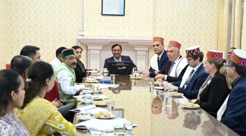 Jagat Negi holds meeting with New Zealand Delegation HIMACHAL HEADLINES