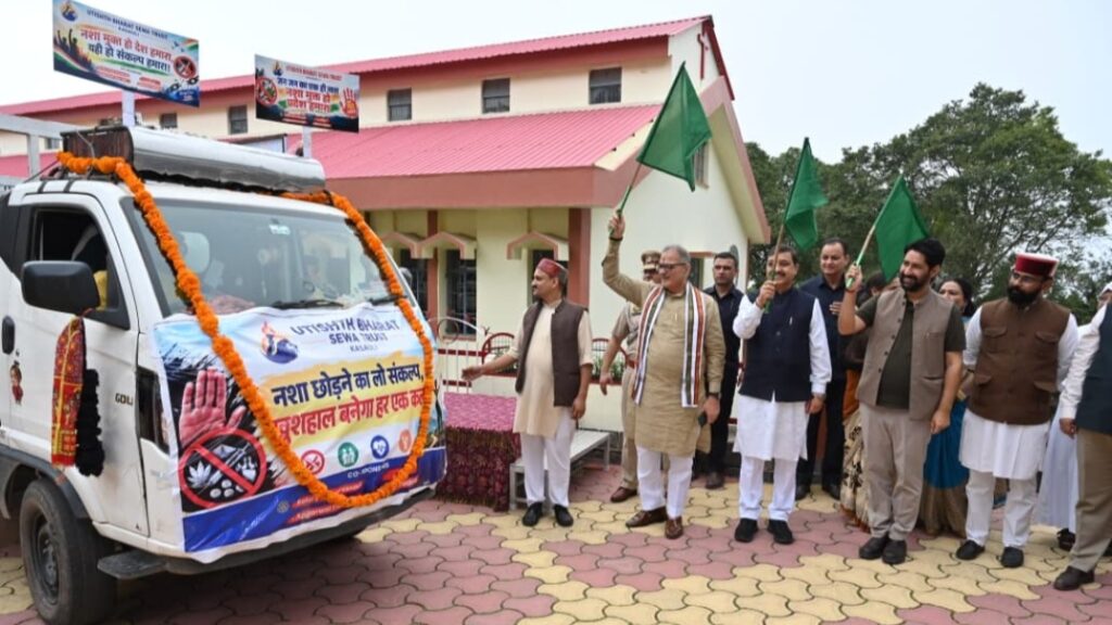 Governor launches ‘Sankalp Rath Yatra’ against drug abuse in Kasauli HIMACHAL HEADLINES