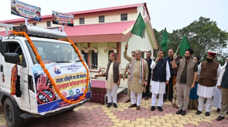 Governor launches ‘Sankalp Rath Yatra’ against drug abuse in Kasauli HIMACHAL HEADLINES