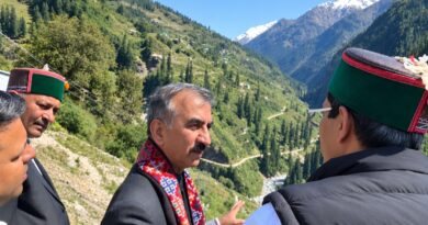 Sukhu directs to reopen Janglik Road within ten days HIMACHAL HEADLINES