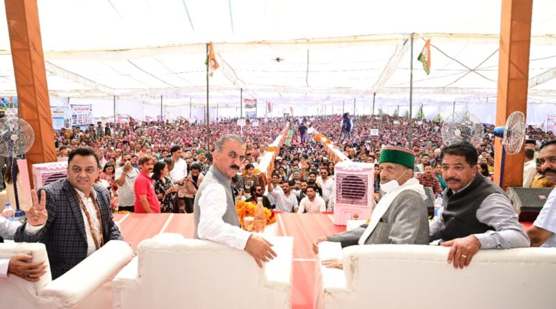 Over 10,000 teachers recruited in three Years, 4,000 more to be appointed in next six months: Sukhu HIMACHAL HEADLINES