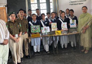 Junga School organised a painting competition on the occasion of Wildlife Week