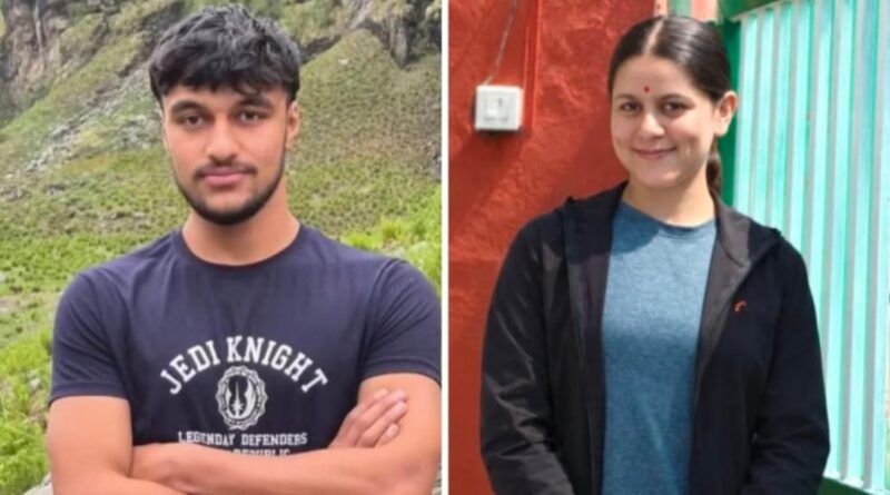 Chiyog School alumni Akash and Jyoti win laurels in wrestling HIMACHAL HEADLINES