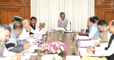 Himachal Cabinet Decisions HIMACHAL HEADLINES