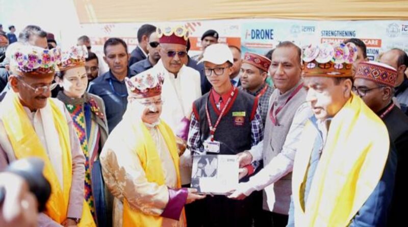 Nadda lays foundation stone of ICMR Centre for High Altitude Medicine and Public Health Research at Keylong HIMACHAL HEADLINES