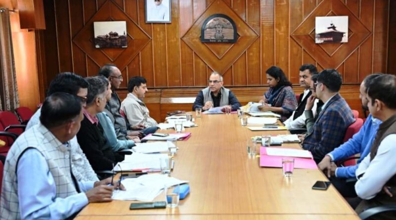 CS reviews preparations for National Conference on e-Governance Reforms HIMACHAL HEADLINES