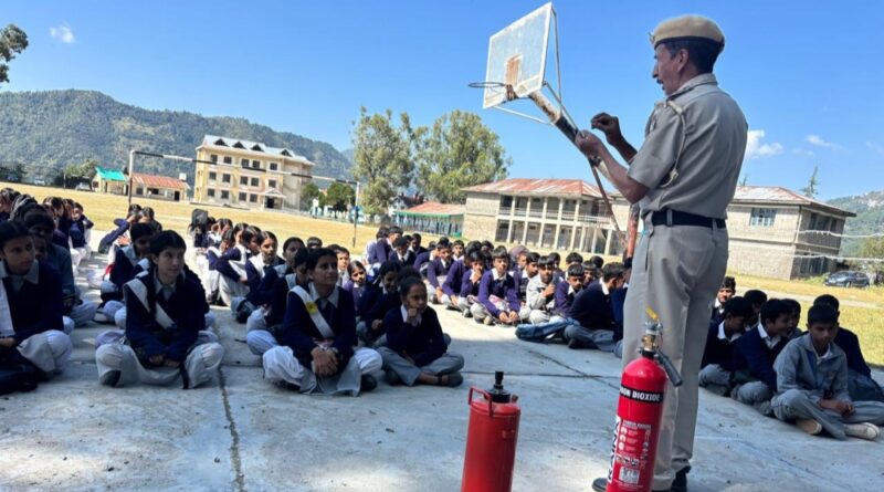Junga school students learn disaster prevention techniques