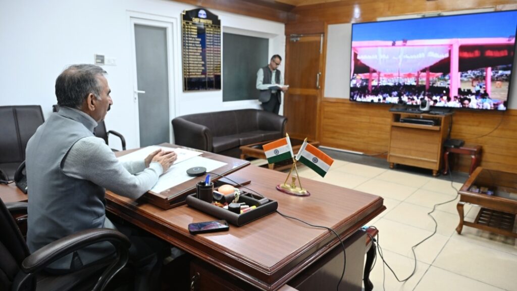 Sukhu addresses Anti-Chitta Walkathon HIMACHAL HEADLINES