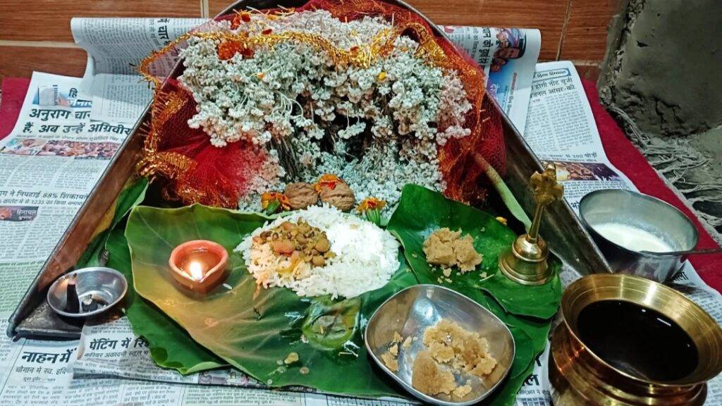 Aathyo festival celebrated in traditional manner with Dharadi pujan in Keonthal HIMACHAL HEADLINES
