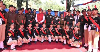 Governor inaugurates Sarvadharma Sthal at Himachal NCC Battalion in Mandi HIMACHAL HEADLINES