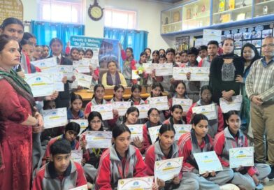 55 students of Mashobra School took practical training in Beauty and Wellness