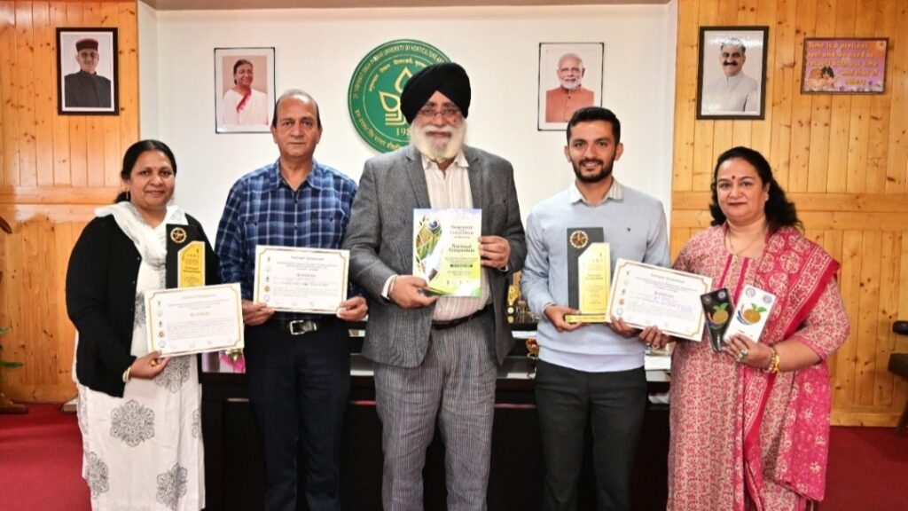 Nauni varsity’s scientists bag Top Honours at National Symposium HIMACHAL HEADLINES