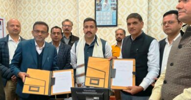 PWD, SJVNL Sign ₹72.82-Crore MoU for Sunni Dam Works HIMACHAL HEADLINES