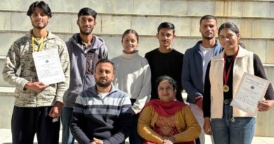 Bhavana of Chail-Koti College won the gold medal in Taekwondo HIMACHAL HEADLINES